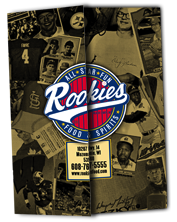 Rookies Food & Spirits - Dining Room Menu